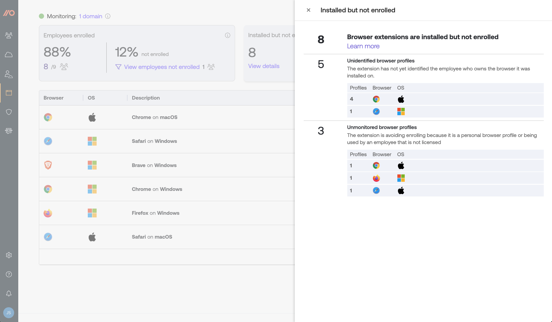 Extension rollout progress - details - docs - Install the browser extension