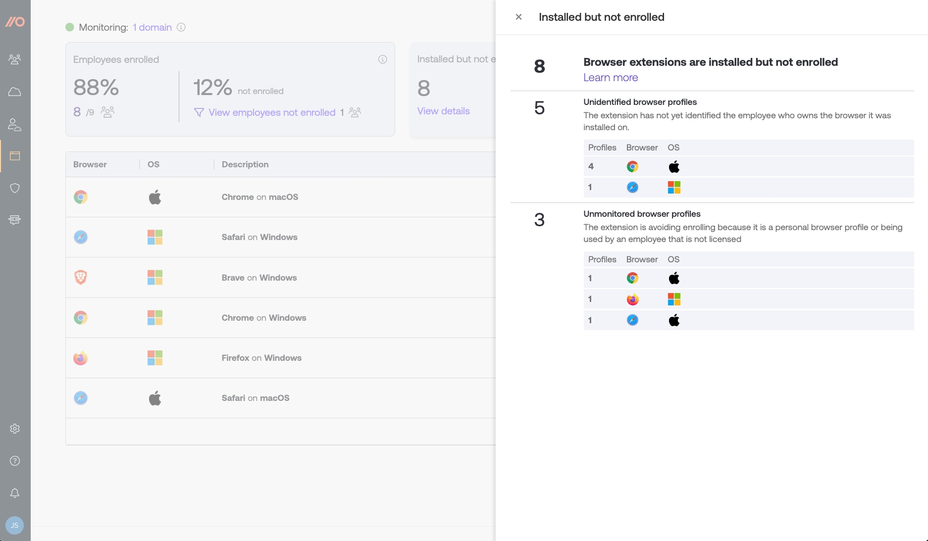 Extension rollout progress - details - docs - Install the browser extension